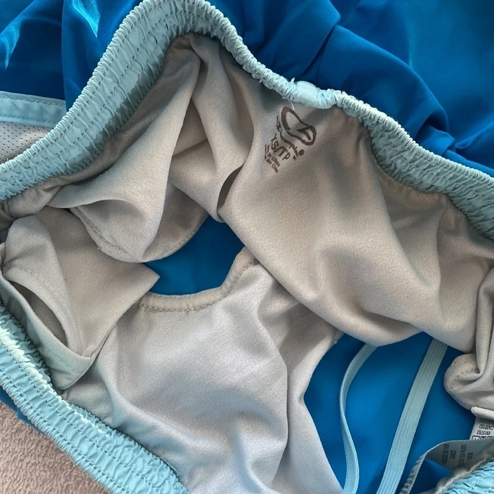 Champion work out shorts fully lined 3 tone color drawstring waist size Xsmall